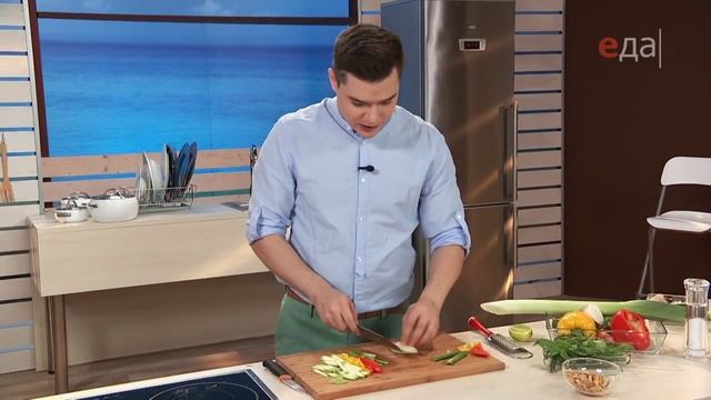 Подкопченный судак с овощным гарниром смотреть онлайн