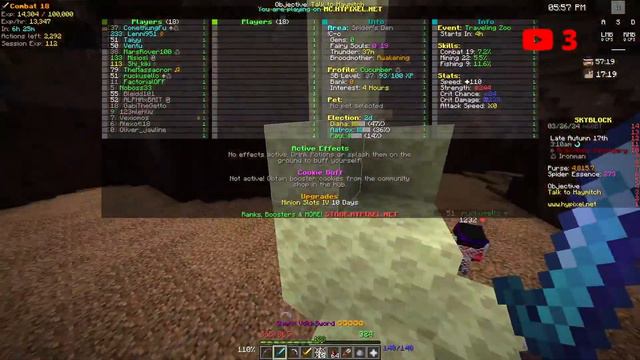 hypixel combat levels смотреть онлайн