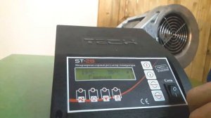 Автоматика TECH ST 28 SIGMA для котлов   Lavoro  на твердом топливе.
