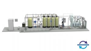 Система подготовки воды питьевого качества в блок-контейнере для поселка