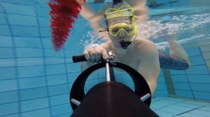 Подводный буксировщик, ходовые испытания Модель3
