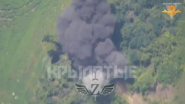 Ланцет уничтожает танк.