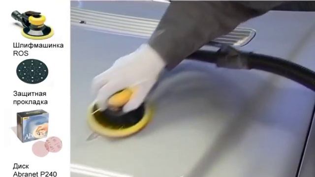 Ремонт глубокой царапины