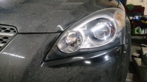 KIA CEED установка билед линз Aozoom Black King Kong.