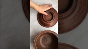 Глиняная Молоченая Посуда ручной работы из красной Глины #ZOLOTKO Глиняная кастрюля 1,5 л.