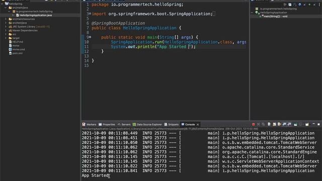 Spring Tutorial : How to Create Simple Spring Boot Project with Eclipse (Hello Spring Boot)