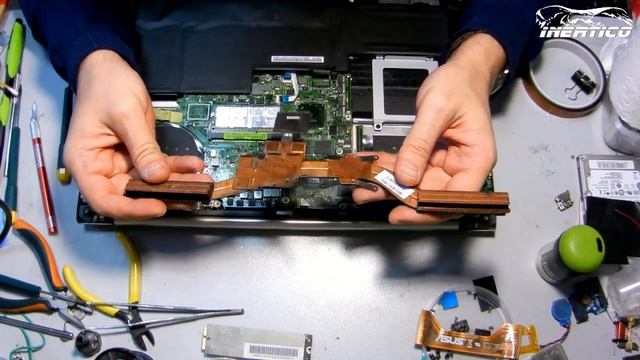 Asus ZenBook U500V - Разборка. Чистка. Сборка