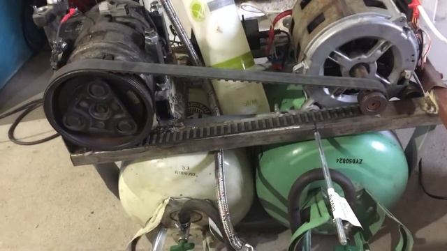 Компрессор своими руками воздушный из автомобильного кондиционера