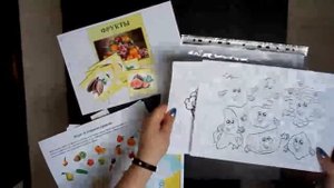 Фрукты, примеры логопедических игр. Лото и пособия. Логопед Маркет