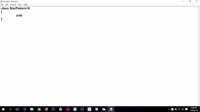 Star Pattern - 12 Program (Logic) in Java by Deepak