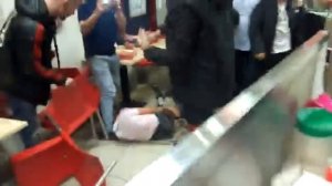 Drunk Fight In A Pizza Restaurant Leads To Female Getting Accidentally Knocked Out