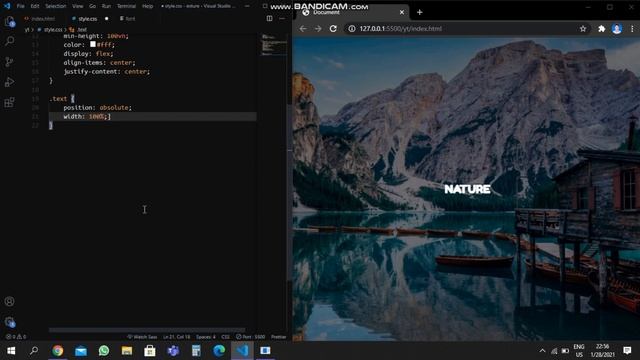 Texture Text Effect Using Html & Css | Quick Css Tips & Tricks смотреть онлайн