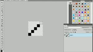 Делаем штриховку в фотошопе