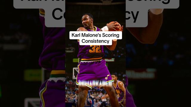 Karl Malone's Scoring Consistency #basketball #sportfacts