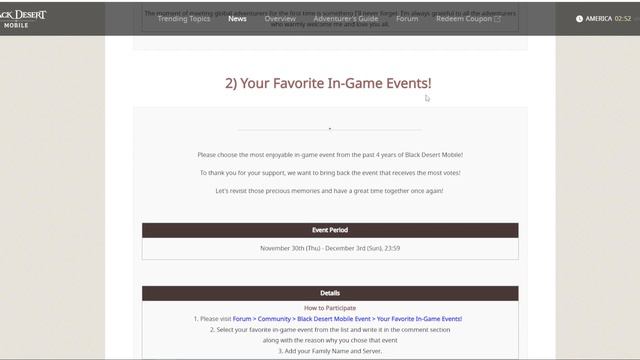 Black Desert Mobile 4th Anniversary Event & Calpheon Ball
