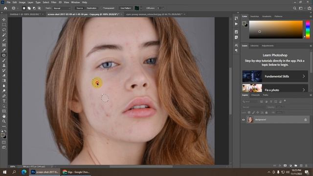 Adobe Photoshop Class 05 || Spot Healing Brush Tool, Patch Tool, Red Eye Tool || Know About Anythin смотреть онлайн