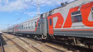 Электровоз ЭП20-068 "Поезд Калининград-Москва" ст.Кубинка-1 до Белорусского вокзала. 17.07.2022.