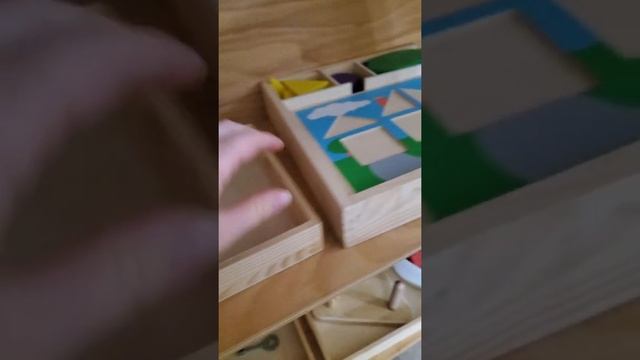 MONTESSORI TOY ROTATION -2 yrs- (Shapes and Puzzles)