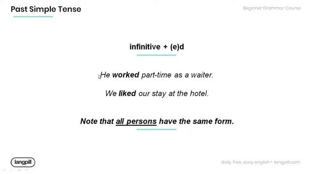 English Grammar Lessons: Past Simple Tense (English Verbs) смотреть онлайн