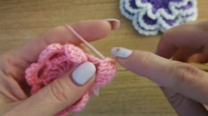 #вязание//ОООЧЕНЬ КРАСИВЫЙ ЦВЕТОК крючком#маниявязания