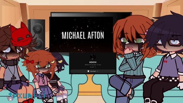Past Aftons react to future || My AU || Gacha Club || FNAF смотреть онлайн