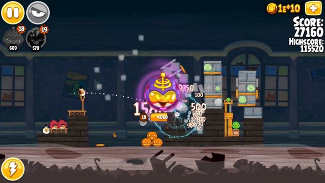 Angry Birds Haunted Hogs Mighty Eagle (100%) смотреть онлайн