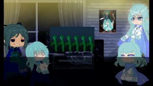 реакция Зонтиков шах и мат и 8 миров на Дункель ау /13 карт /гача лайф