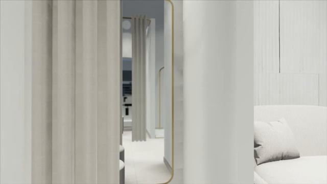 Визуализация Магазина Женской Одежды в 120 м2 | Дизайн Магазинов Проектирование Интерьер Проект смотреть онлайн