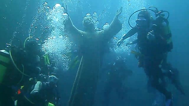 Pregare al Cristo degli Abissi