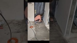 Монтаж кабеля тёплого пола в готовую стяжку