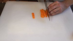 Cutting technique to cut French Brunoise, Dice and Cubes to vegetables or fruits Chef David Jahnke