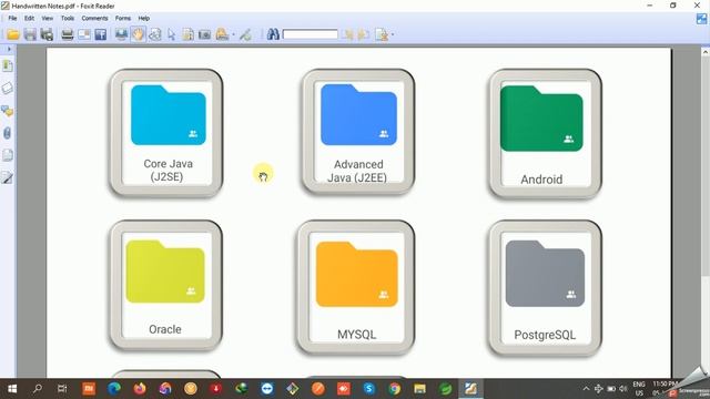 Core Java, Advanced Java, Android, Oracle, MySQL and  PostgresSQL Handwritten Notes