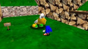 ⭐ Super Mario 64 PC Port - Mods - Playable Sonic v1.3 - 4K