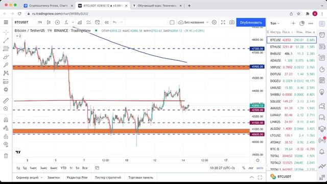 Биткоин прогноз | УРОВНИ ПОДДЕРЖКИ (14 января) смотреть онлайн