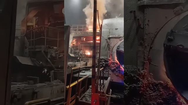 Электродуговая печь плавит металл смотреть онлайн