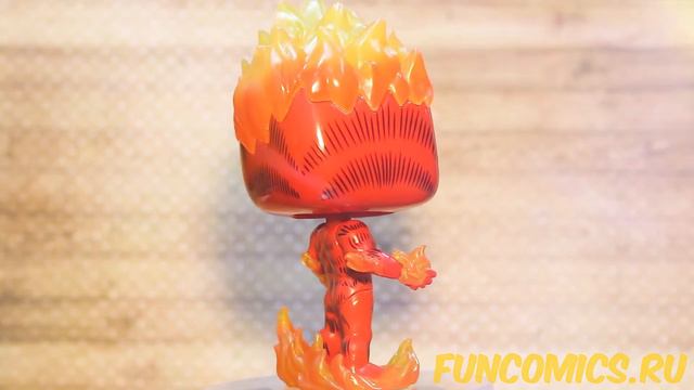 Обзор фигурки Человек-факел из серии 80 лет Marvel. Funko POP: Marvel 80th -  Human Torch