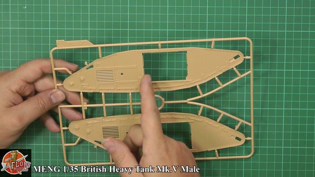 MENG 1/35th British Heavy Tank MkV Males review