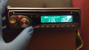 JVC KD G341 Car radio CD MP3 AUX FM TUNER TEST