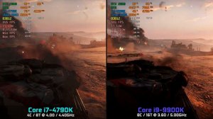 i9-9900K vs i7-4790K | GeForce RTX 2060 | Battlefield 5 Gaming Comparison Test