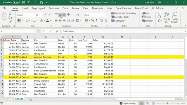 Keyboard Shortcuts (F4) - Format Repeater смотреть онлайн