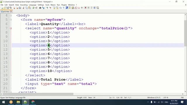 L-30 | Change value on select | dropdown get value | selected dropdown text | select option value j смотреть онлайн
