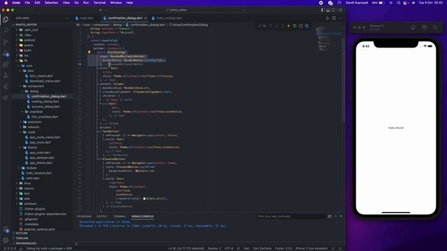 Flutter UI / Flutter App  - Photo Editor with PEXEL  API - Part 0 / Core Setup