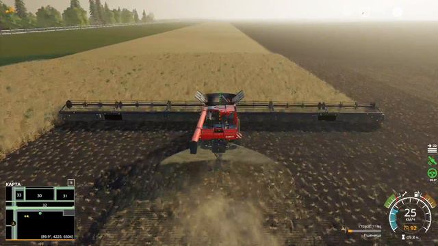 №452 FS19. Карта Дикий Запад. Поле 818га. №3 смотреть онлайн