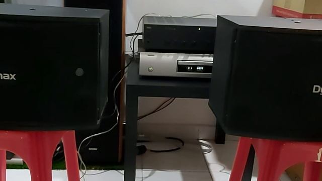 Dynamax karaoke spk + Nad 302 + Denon bd player = sound test. смотреть онлайн