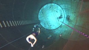 Фридайвинг в бассейне МЧС, 12 метров