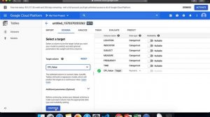 GCP AutoML tables