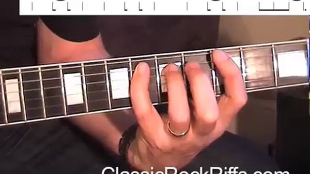 Queen - Bohemian Rhapsody - Heavy Riff Lesson  Slow  TAB