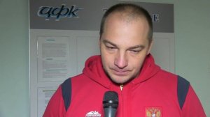 Турнир памяти Г.Д. Цыганкова. Главный тренер ХК "Форвард-02" Вадим Шаракин