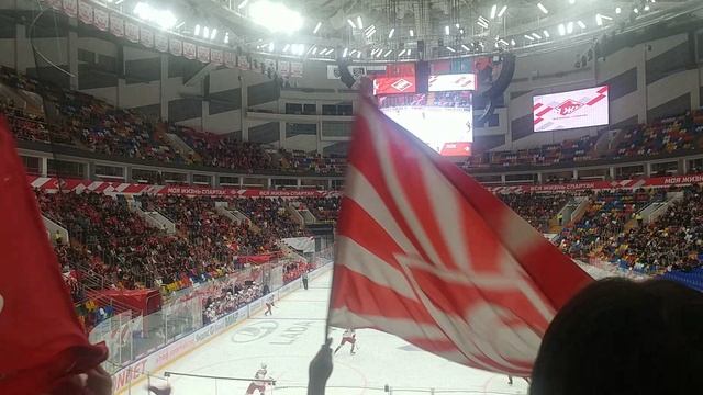 Сербская. Спартак Москва оле оле ола! ХК Спартак Москва - ХК Локомотив Ярославль 02.10.2023