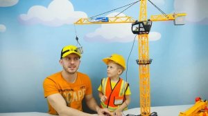 КРАНЫ для Детей. Башенные Краны и Автокраны для мальчиков. Сranes for children
